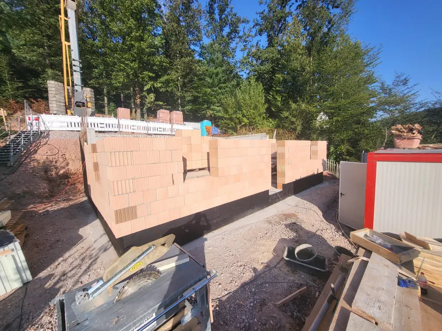 Baustelle von BEBAN BAU